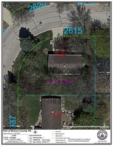 2615 WOODRIDGE LANE, Green Bay, WI 54304