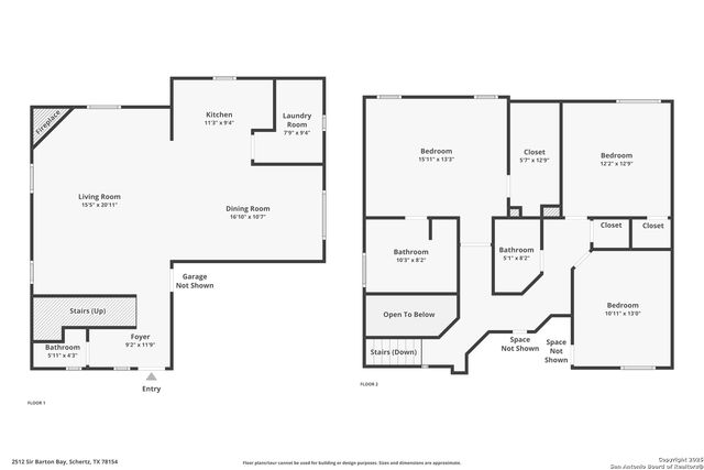 2512 Sir Barton Bay Dr, Schertz, TX 78108