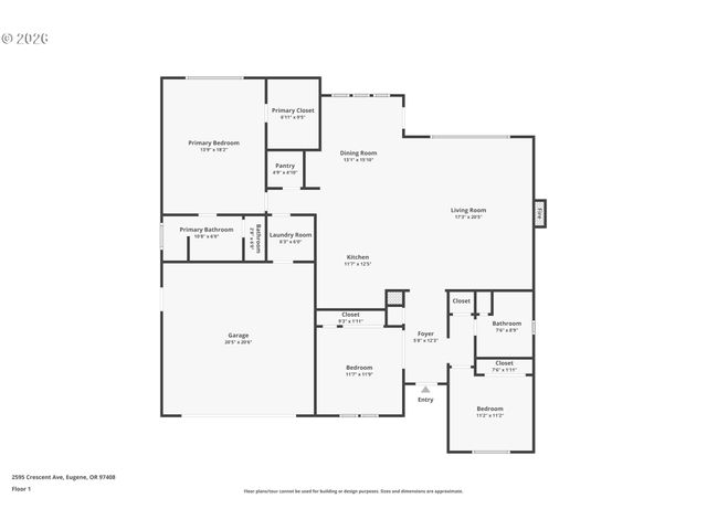 2595 CRESCENT Ave, Eugene, OR 97408