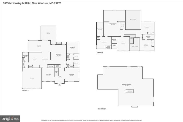 9855 MCKINSTRY MILL RD, New Windsor, MD 21776