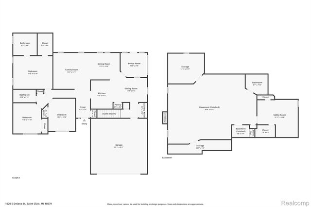 1620 S Delano Street, St. Clair, MI 48079