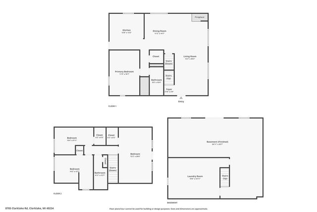 8705 Clark Lake Road, Clarklake, MI 49234