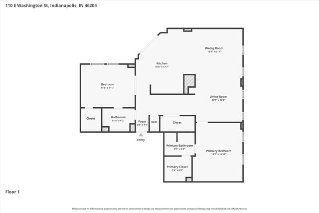 110 E Washington Street 13A, Indianapolis, IN 46204