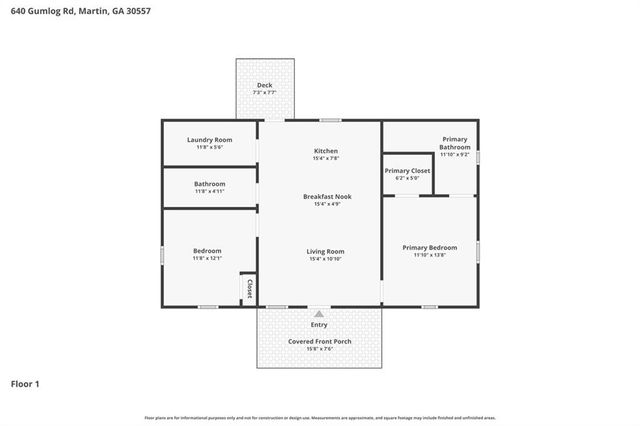 640 Gumlog Road, Martin, GA 30557