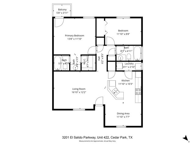 3201E EL SALIDO PKWY 422, Cedar Park, TX 78613