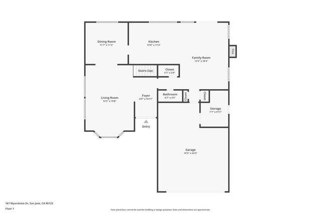 167 Wyandotte Drive, San Jose, CA 95123