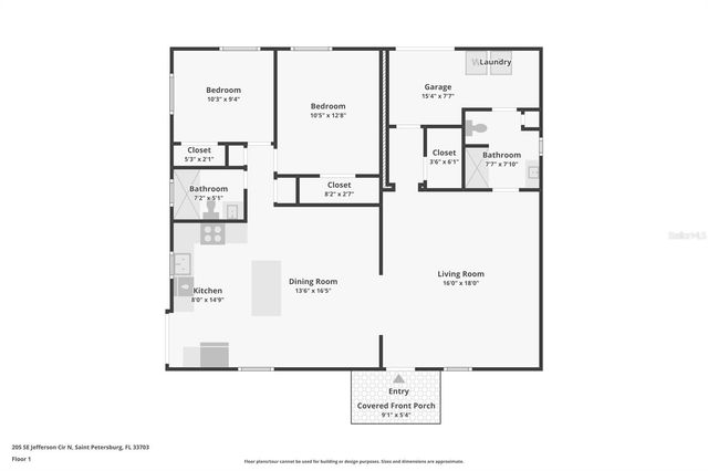 205 SE JEFFERSON CIRCLE N, St Petersburg, FL 33703