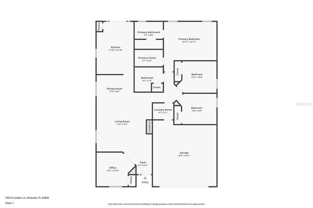 10513 LEADER LANE, Orlando, FL 32825