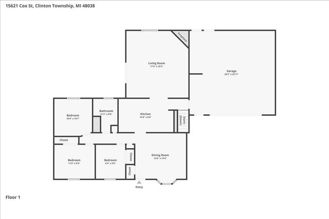 15621 Cox Street, Clinton Township, MI 48038