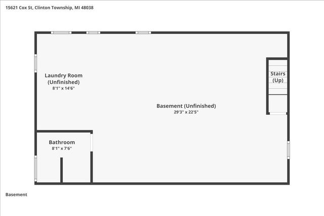 15621 Cox Street, Clinton Township, MI 48038