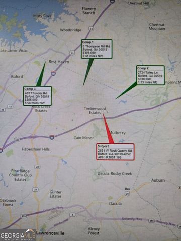 2631 W Rock Quarry Road, Buford, GA 30519