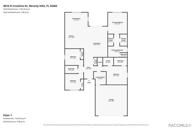 4816 N Crestline Drive, Beverly Hills, FL 34465