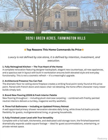 30261 Green Acres, Farmington Hills, MI 48334
