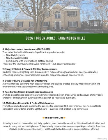 30261 Green Acres, Farmington Hills, MI 48334