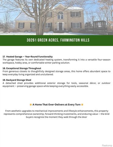 30261 Green Acres, Farmington Hills, MI 48334