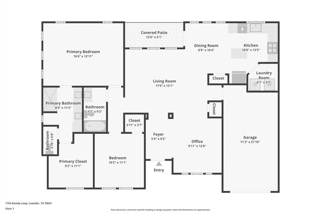 1754 Rowdy LOOP, Leander, TX 78641