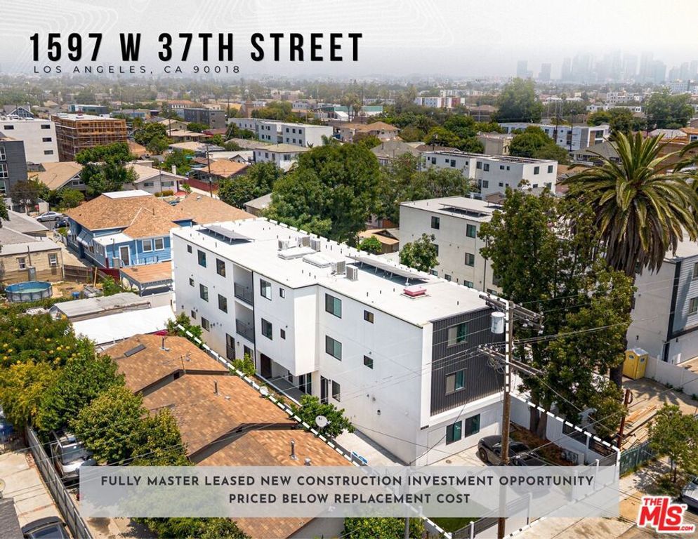 Image 1 of property listing at 1597 W 37th Street, Los Angeles, CA 90018