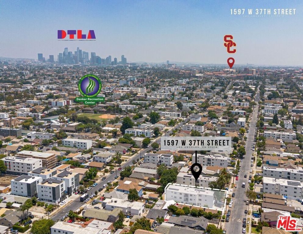 Image 2 of property listing at 1597 W 37th Street, Los Angeles, CA 90018