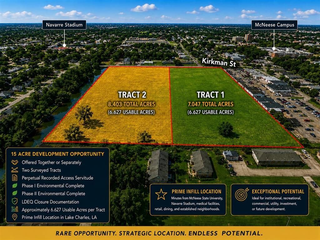 TBD Kirkman Street Tract 2, Lake Charles, LA 70607