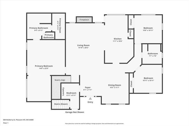 608 Mulberry Street, Pleasant Hill, MO 64080