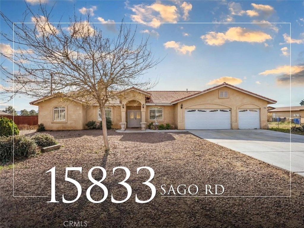 Image 1 of property listing at 15833 Sago Road, Apple Valley, CA 92307