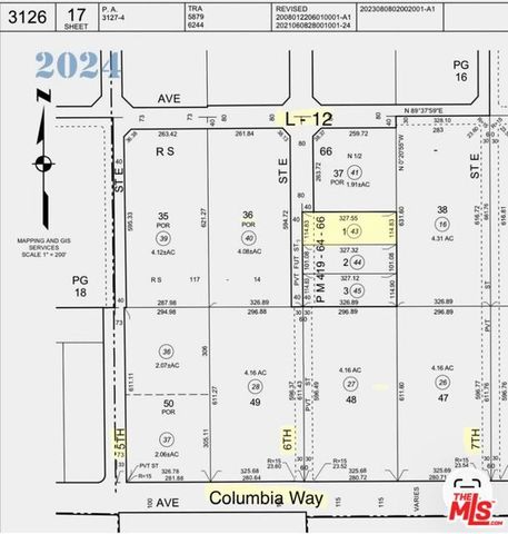 6 BETWEEN AVE M & L12 LOT 1 Avenue, Lancaster, CA 93535