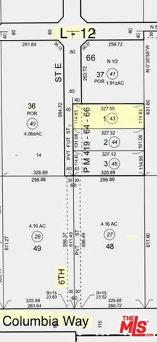6 BETWEEN AVE M & L12 LOT 1 Avenue, Lancaster, CA 93535