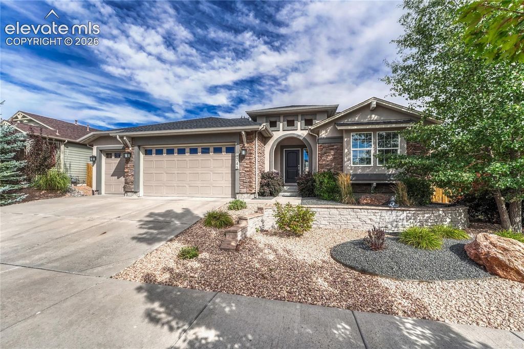 6743 Mustang Rim Drive, Colorado Springs, CO 80923 — exterior