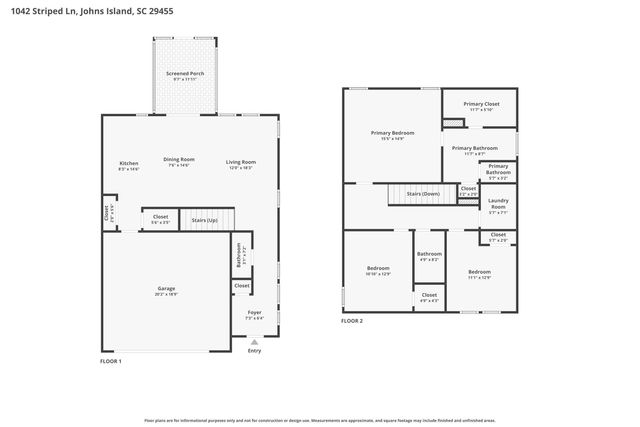1042 Striped Lane, Johns Island, SC 29455