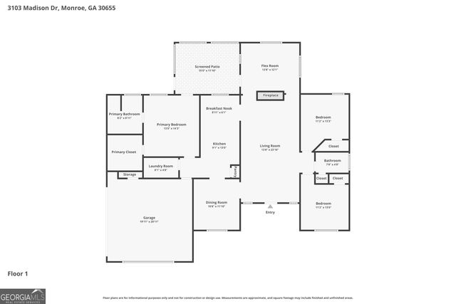 3103 Madison Drive, Monroe, GA 30655