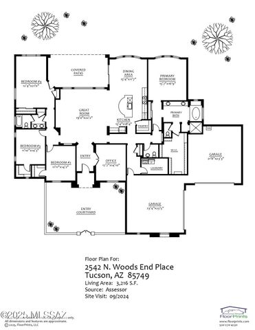 2542 N Woods End Place, Tucson, AZ 85749