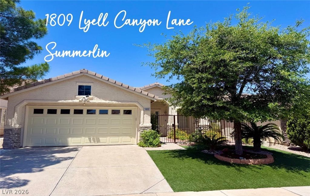 1809 Lyell Canyon Lane, Las Vegas, NV 89134