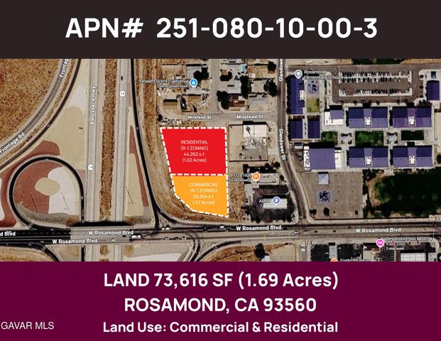14 Fwy. And Rosamond Blvd. Boulevard, Rosamond, CA 93560