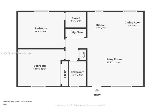 615 NE 26th Street 7, Wilton Manors, FL 33305