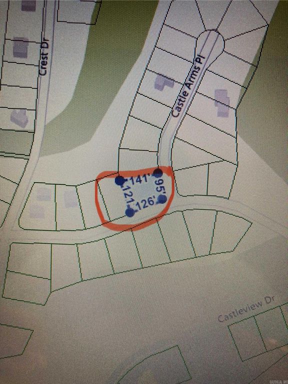 Lot 126&127Blk1 Castle Ridge Hts., Fairfield Bay, AR 72088