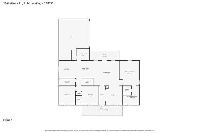 1364 Atoah Road, Robbinsville, NC 28771