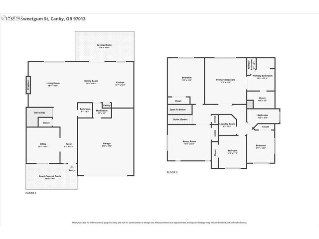 1736 N SWEETGUM St, Canby, OR 97013