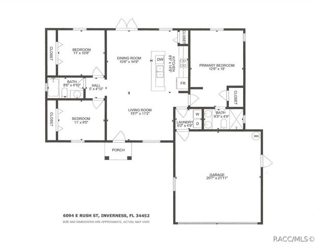 6094 E Rush Street, Inverness, FL 34452