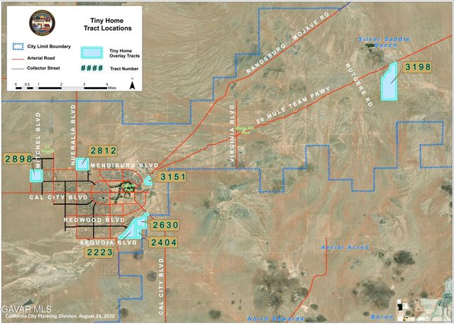 109th Street Near Evergreen Ave, California City, CA 93505