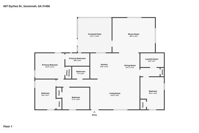 607 Dyches Drive, Savannah, GA 31406