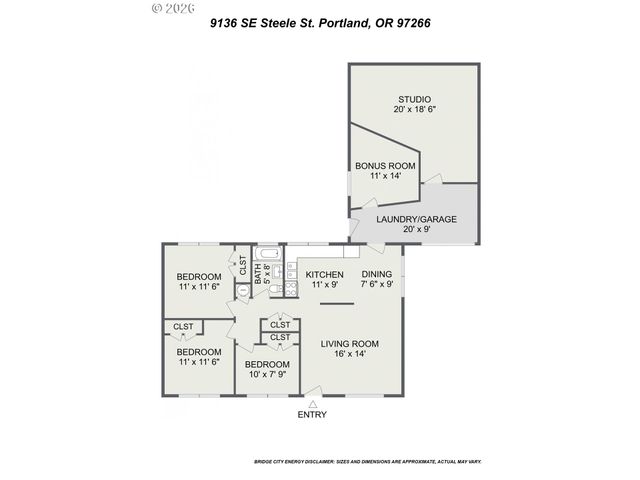 9136 Se STEELE St, Portland, OR 97266