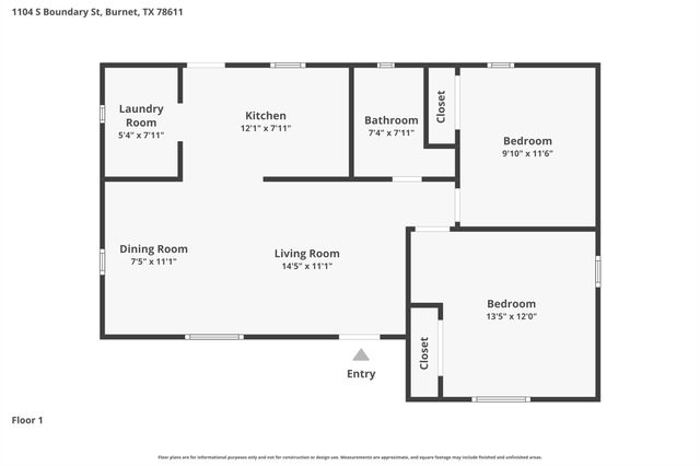 1104 S Boundary ST, Burnet, TX 78611