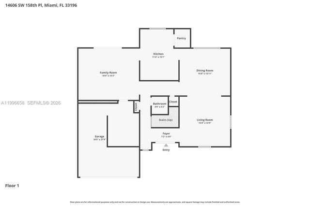 14606 SW 158th Place, Miami, FL 33196