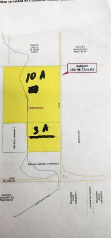 186 N Cline Rd, Elgin, OK 73538