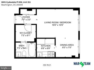 1801 CLYDESDALE PL NW #311, Washington, DC 20009