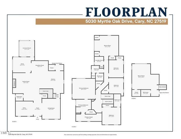 5030 Myrtle Oak Drive, Cary, NC 27519