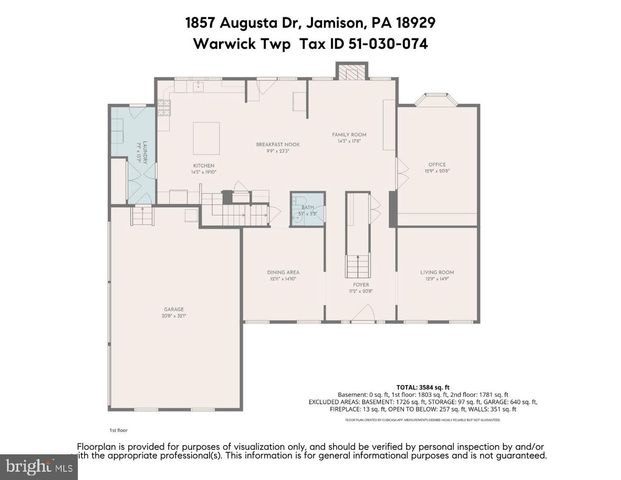 1857 AUGUSTA DR, Jamison, PA 18929