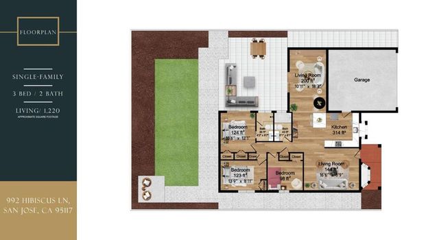 992 Hibiscus Lane, San Jose, CA 95117