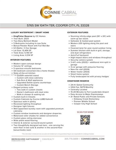 5765 SW 104th Ter, Cooper City, FL 33328