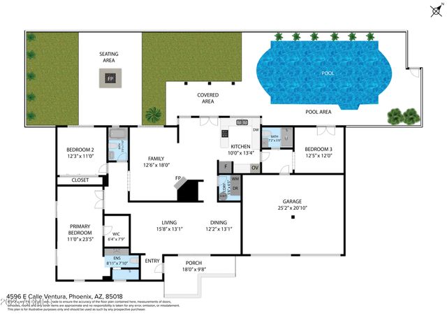 4596 E CALLE VENTURA --, Phoenix, AZ 85018